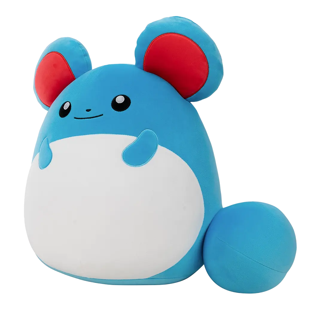 Pokémon Marill Squishmallow 25 cm – Seitenansicht