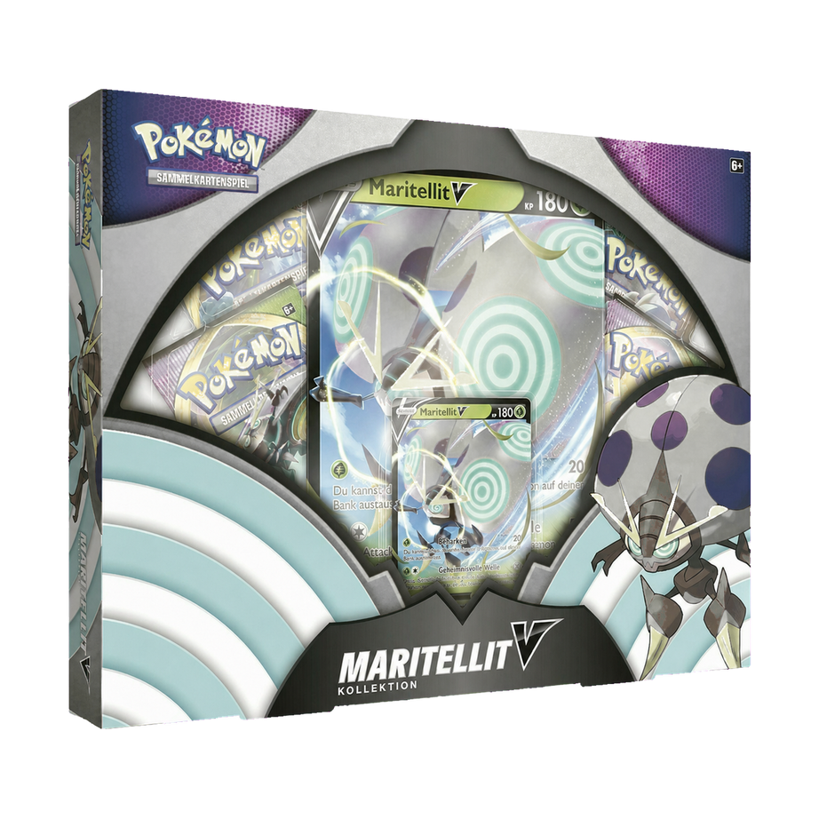 Pokémon Maritellit V Kollektion (DE) | 4 Booster & Promo-Karte | Neu & OVP