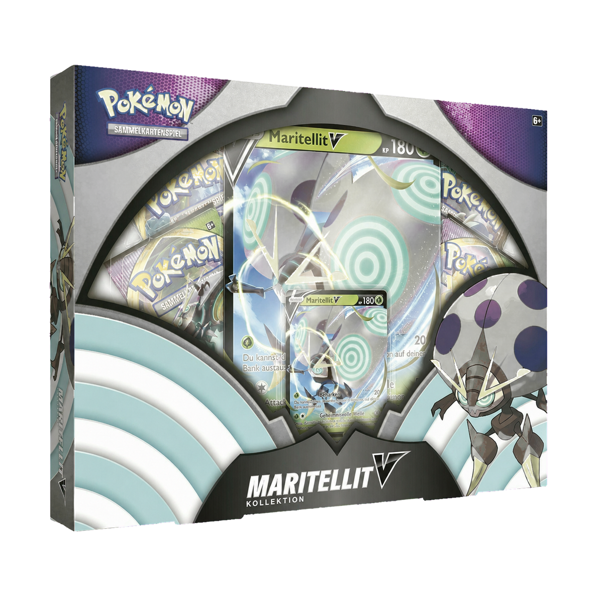 Pokémon Maritellit V Kollektion (DE) | 4 Booster & Promo-Karte | Neu & OVP