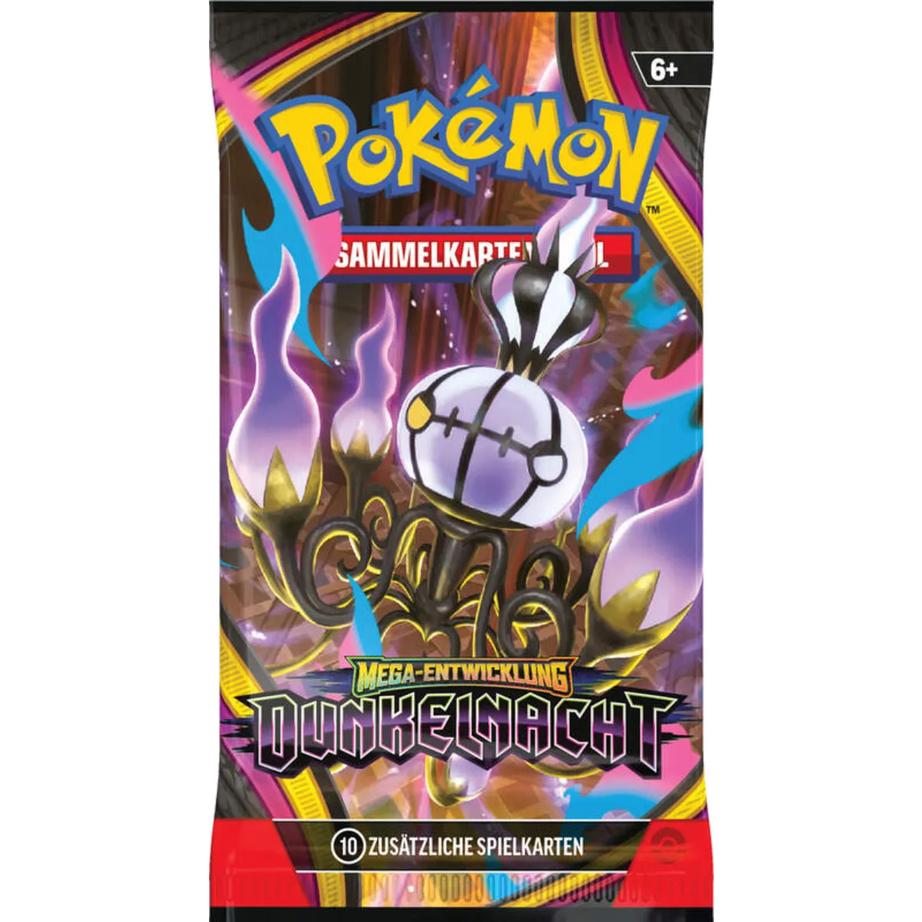Pokémon Boosterpack Mega-Entwicklung – Dunkelnacht, Motiv Mega-Skelabra-ex