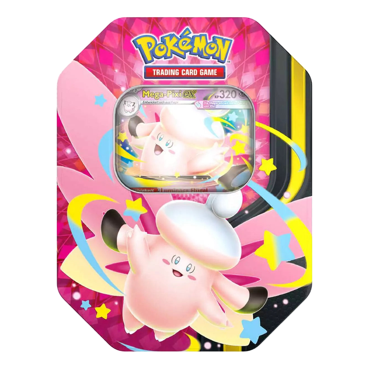 Pokémon Mega-Pixi-ex Tin – Deutsch