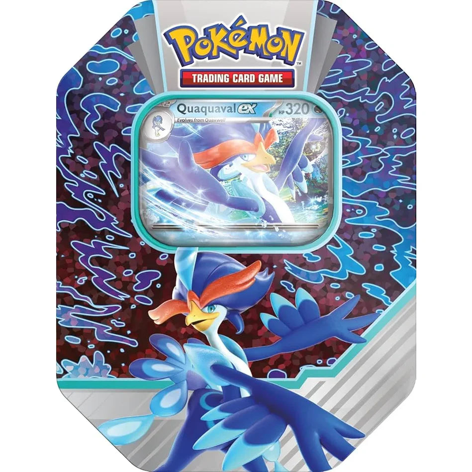 Pokémon Paldea Partners Tin Quaquaval-ex EN