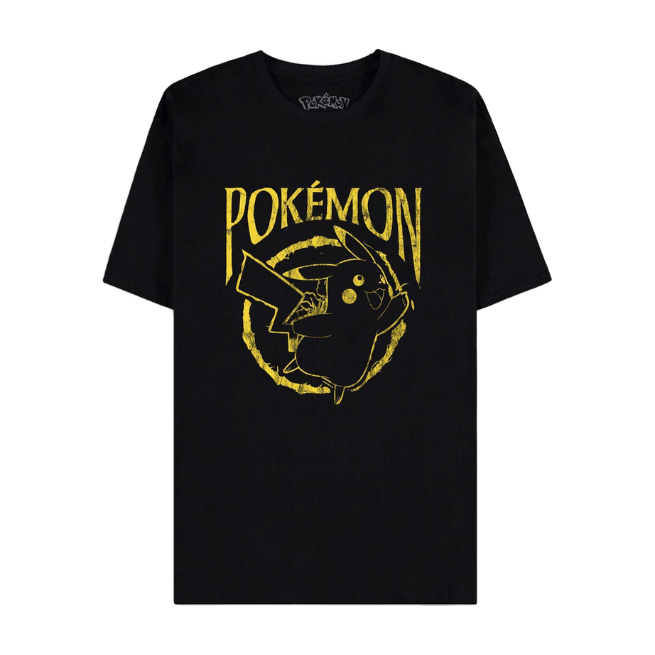 Pokémon Pikachu Thunderstrike T-Shirt Schwarz