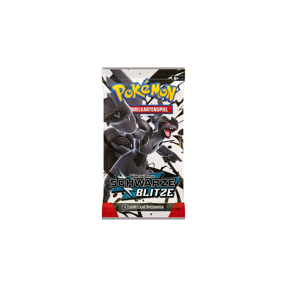 Pokémon Schwarze Blitze Einzelbooster – Deutsch, Zekrom-Motiv