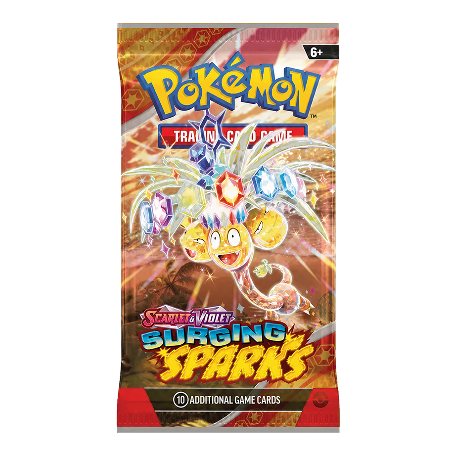 Pokémon Surging Sparks Booster Englisch – transparent