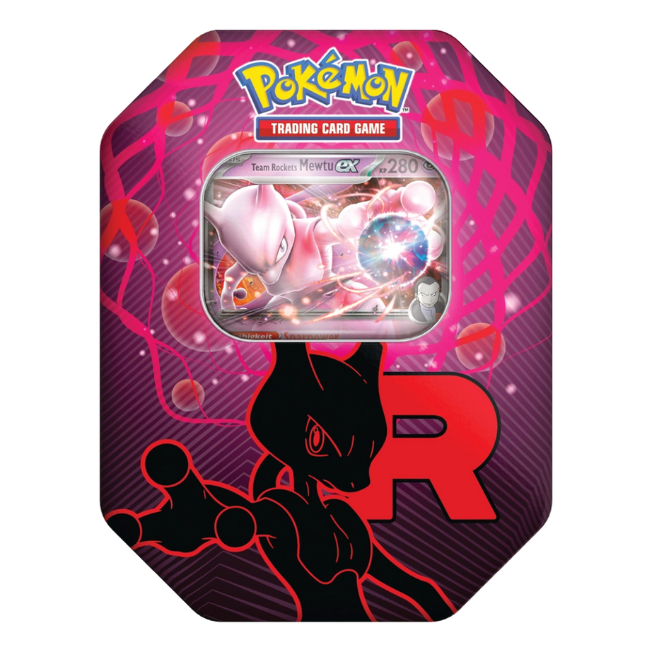 Pokémon Team Rockets Mewtu-ex Tin – Deutsch