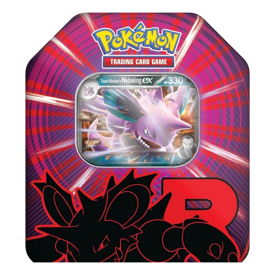 Pokémon Team Rocket's Nidoking ex Tin – Englisch (EU-Version)