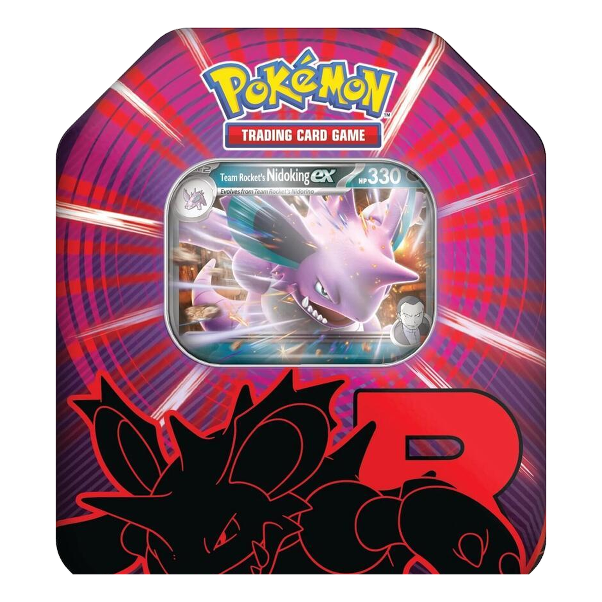 Pokémon Team Rocket's Nidoking ex Tin – Englisch (EU-Version)