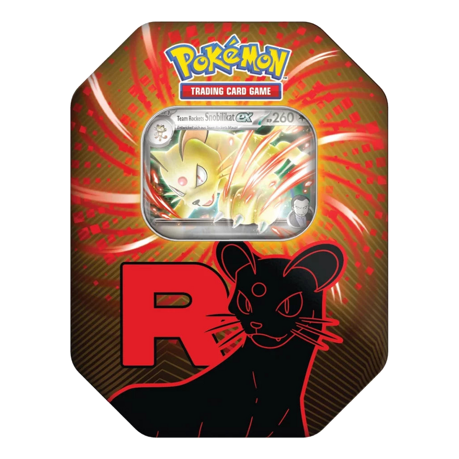 Pokémon Team Rockets Snobilikat-ex Tin – Deutsch
