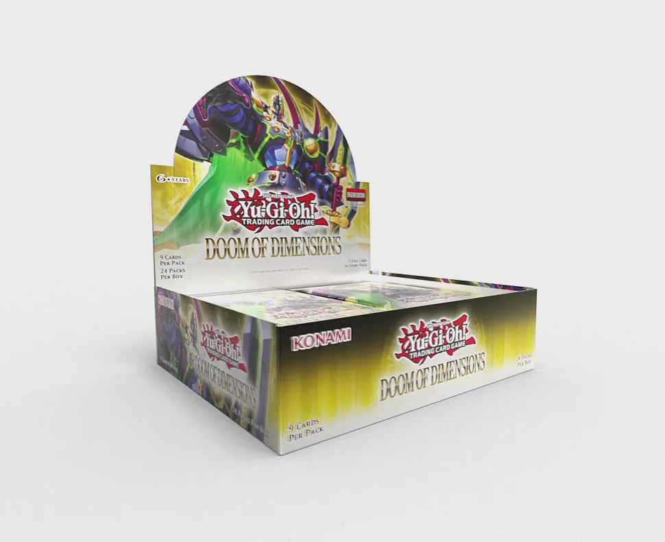 Yu-Gi-Oh! TCG Doom of Dimensions Booster Display (24 Packs) Deutsch – 1. Auflage