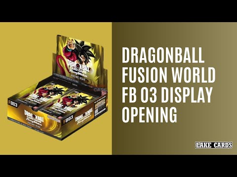 DRAGON BALL SUPER CARD GAME - FUSION WORLD FB03 BOOSTER DISPLAY (24 PACKS) - EN