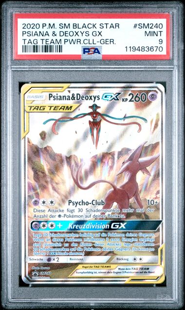 Espeon & Deoxys GX - SM Black Star Promos (Promo) [SM-240]