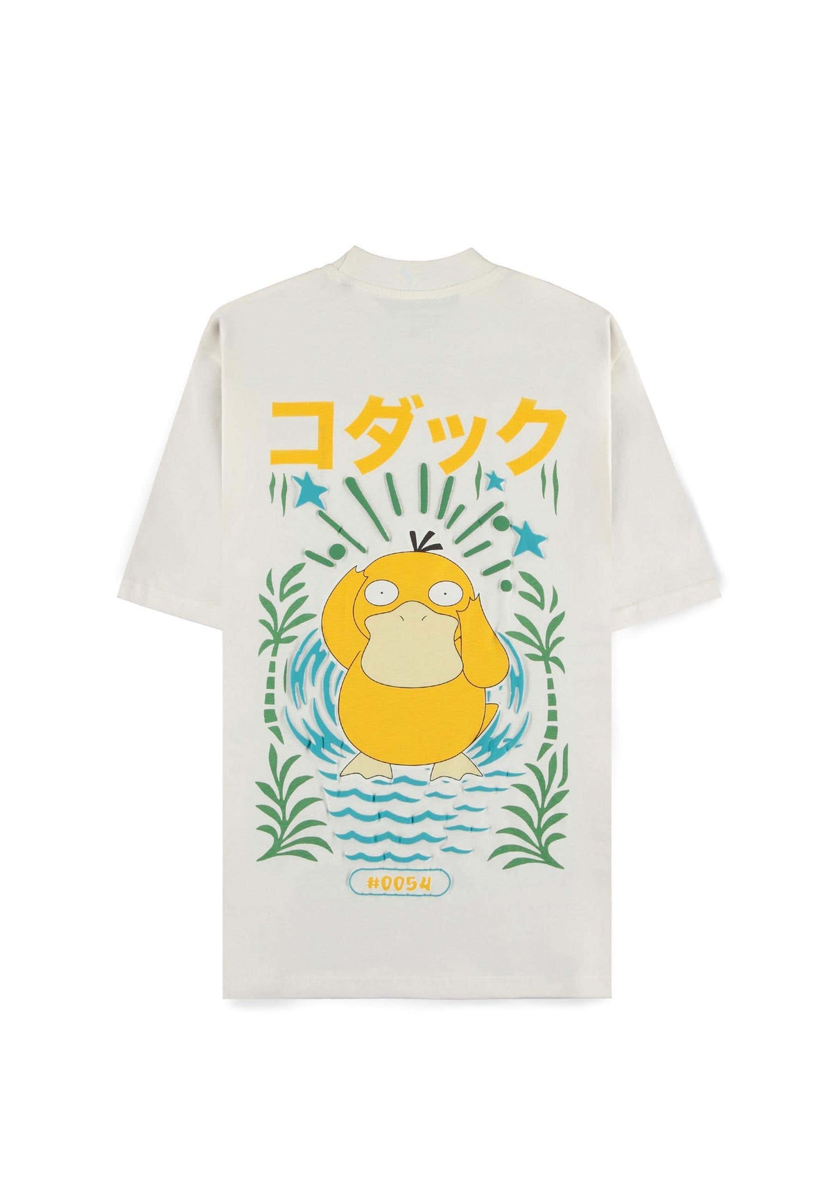 Pokémon Enton (Psyduck) Loose Fit T-Shirt – Creme – weitere Ansicht