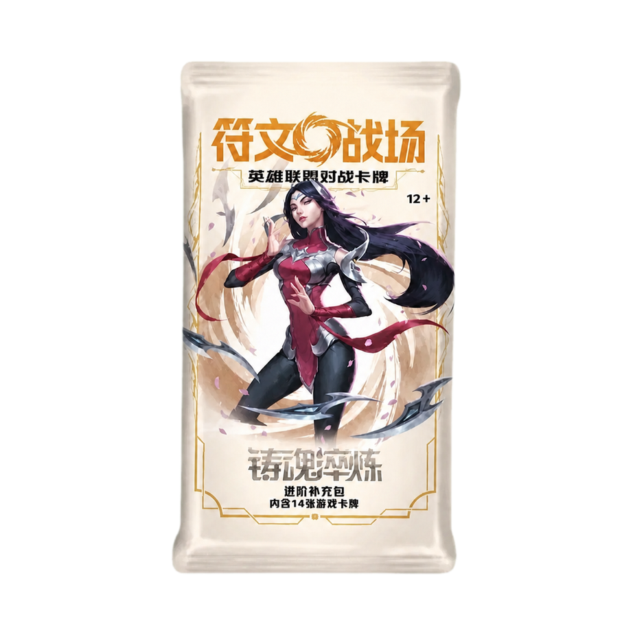 Riftbound Spiritforged Jumbo Booster – Vereinfachtes Chinesisch – Irelia Artwork – 14 Karten