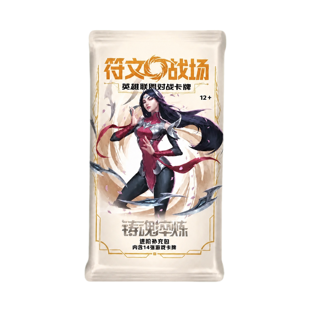 Riftbound Spiritforged Jumbo Booster – Vereinfachtes Chinesisch – Irelia Artwork – 14 Karten