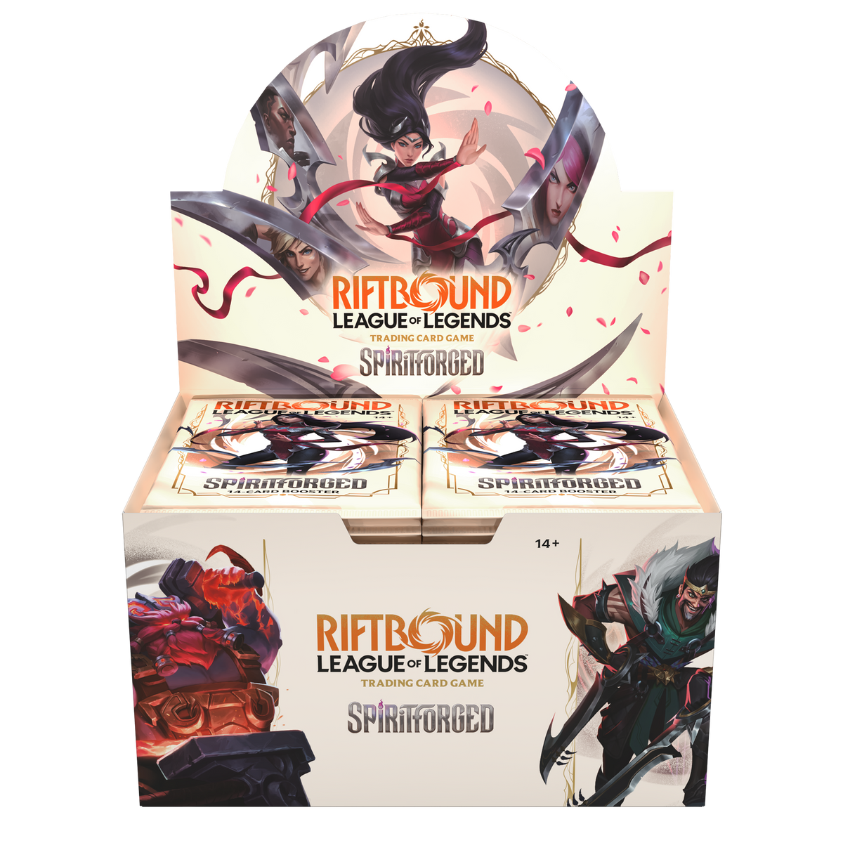 Riftbound Spiritforged Display mit 24 Boostern – Englisch