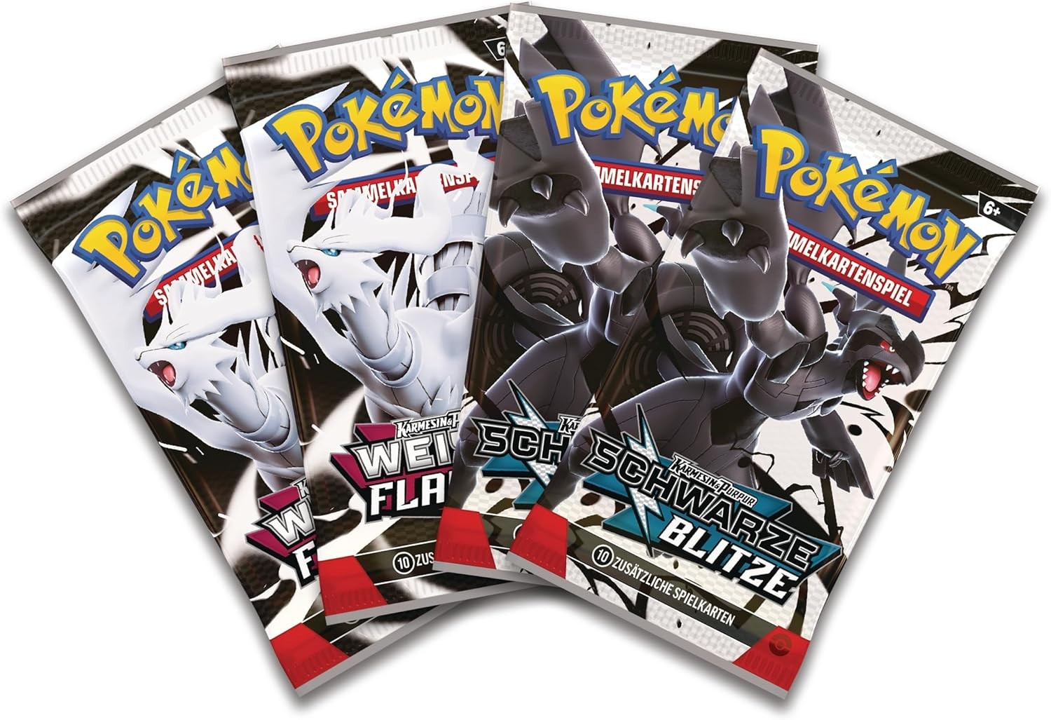 Pokémon Karmesin & Purpur 10.5 – Victini Illustrations-Kollektion (DE) – Weiße Flammen & Schwarzer Blitz