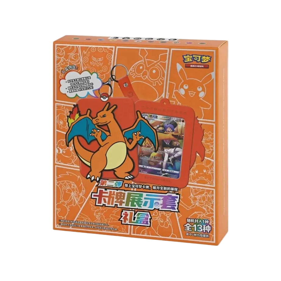 Pokémon Card Display Set Gift Box Charizard - Pokémon Card Display Set Gift Box Charizard