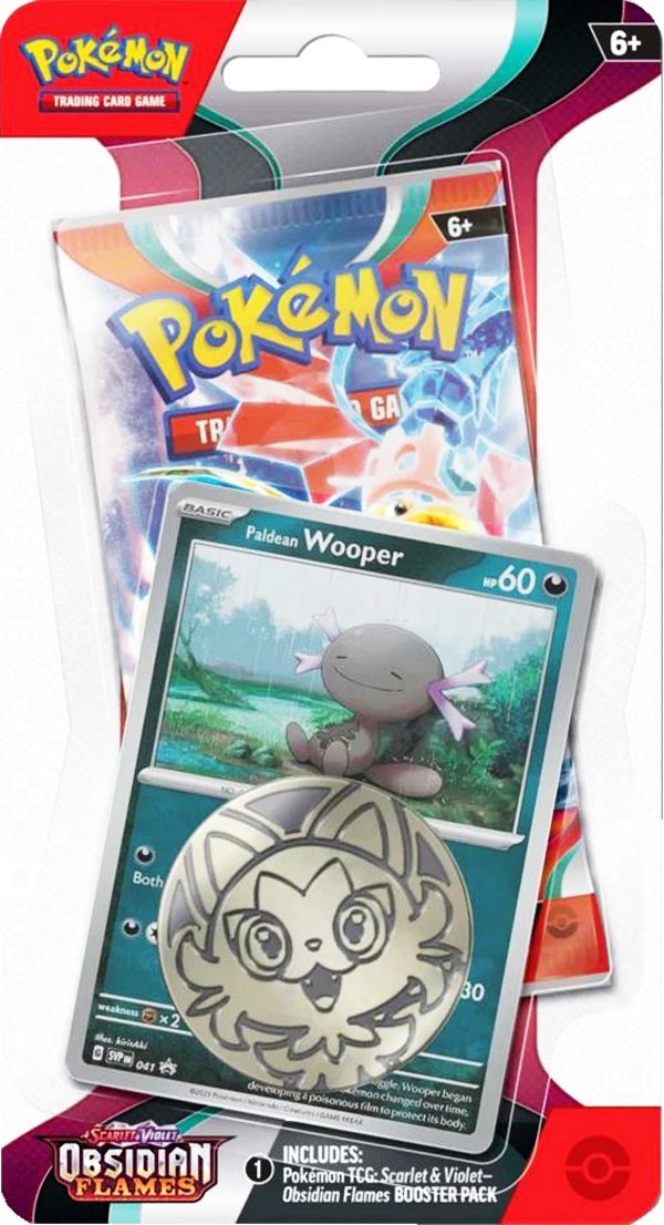 Scarlet & Violet Obsidian Flames Checklane Blister - LAKE - CARDS