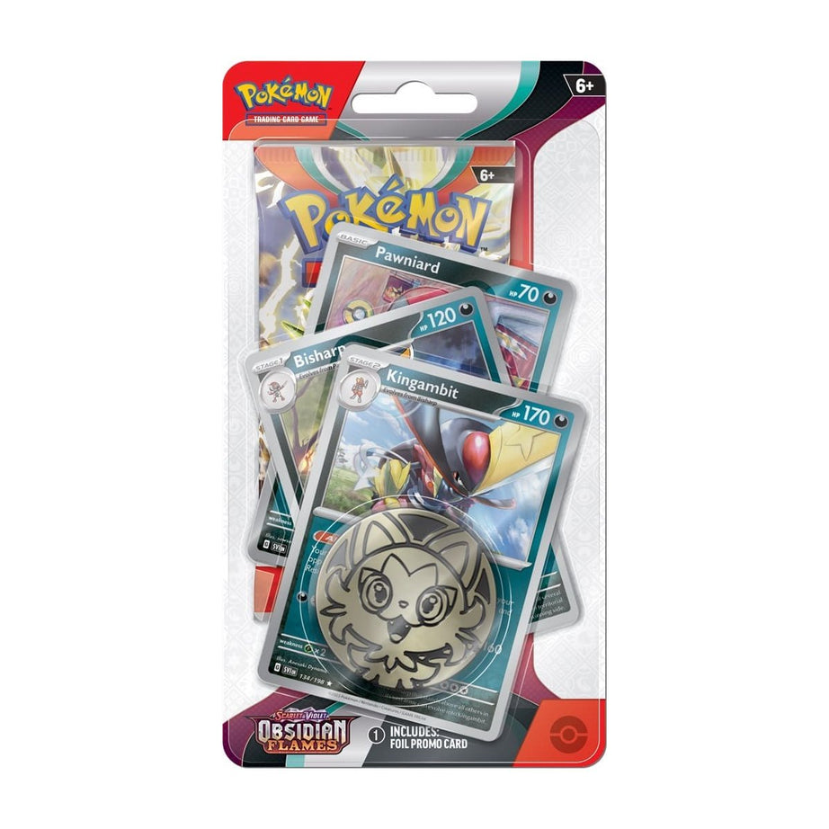 Scarlet & Violet Obsidian Flames Premium Checklane Blister (englisch) - LAKE - CARDS