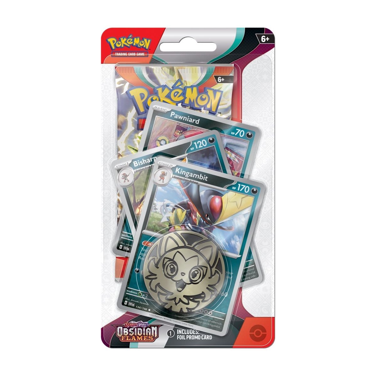 Scarlet & Violet Obsidian Flames Premium Checklane Blister (englisch) - LAKE - CARDS