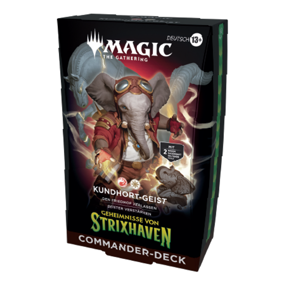 Magic The Gathering Geheimnisse von Strixhaven Kundhort-Geist Commander Deck Deutsch