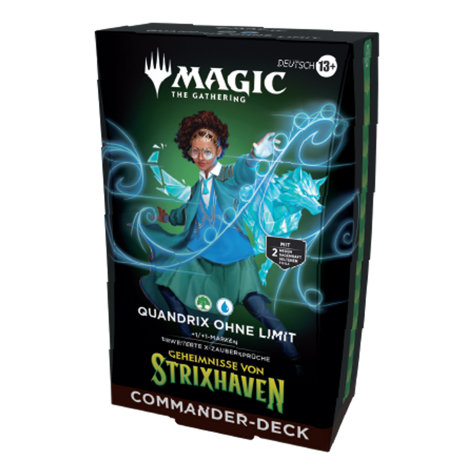 Magic The Gathering Geheimnisse von Strixhaven Quandrix ohne Limit Commander Deck Deutsch