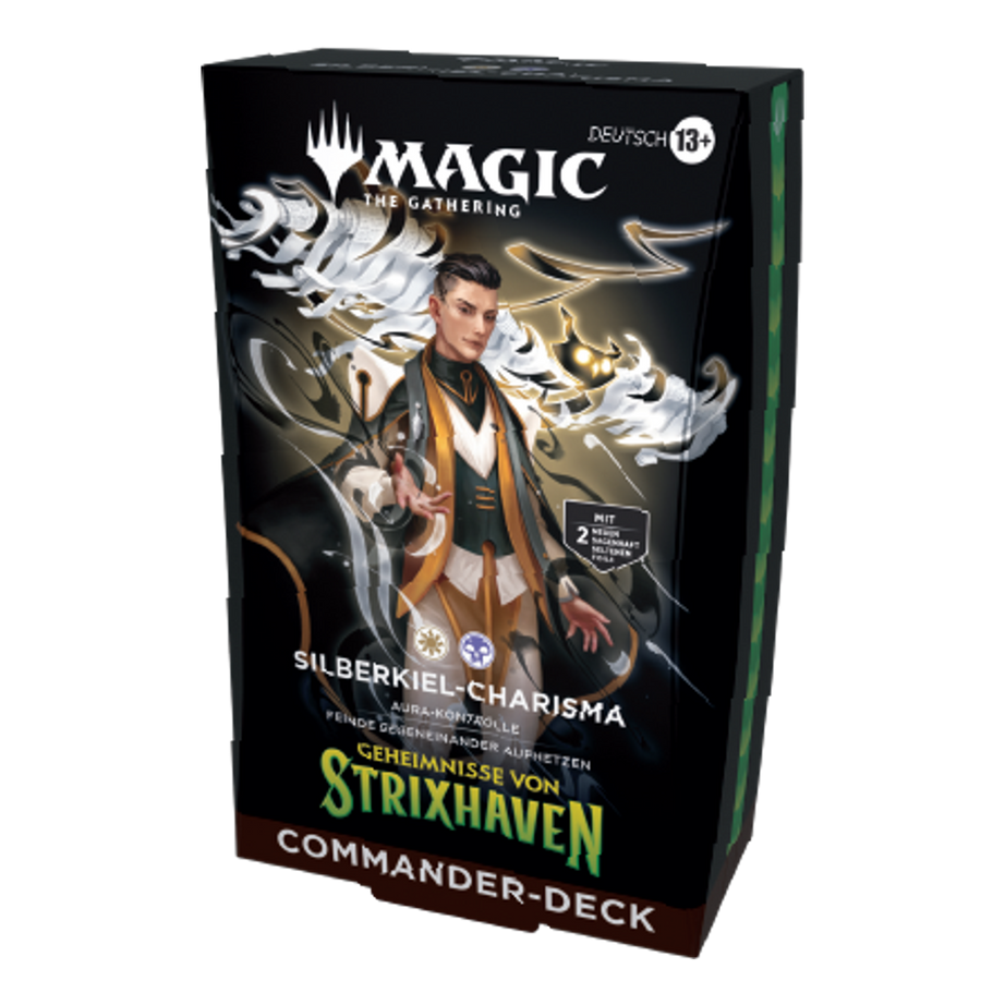 Magic The Gathering Geheimnisse von Strixhaven Silberkiel-Charisma Commander Deck Deutsch