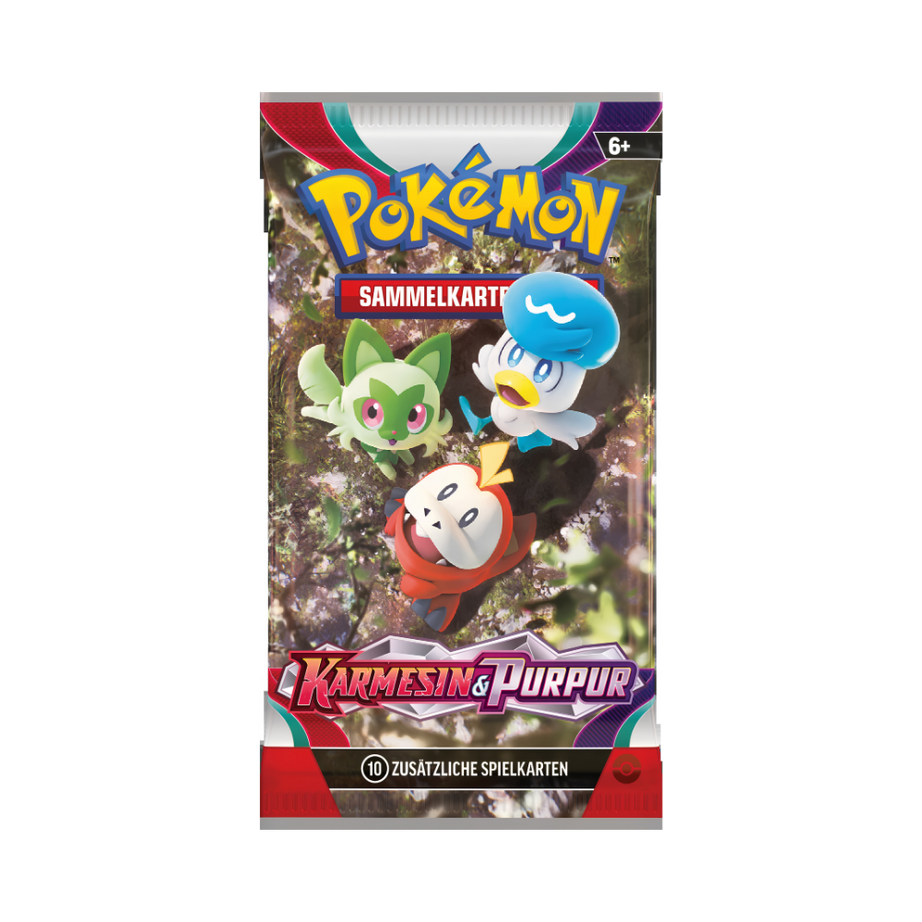 Pokémon Karmesin & Purpur SV1DE Booster Deutsch | 10 Karten