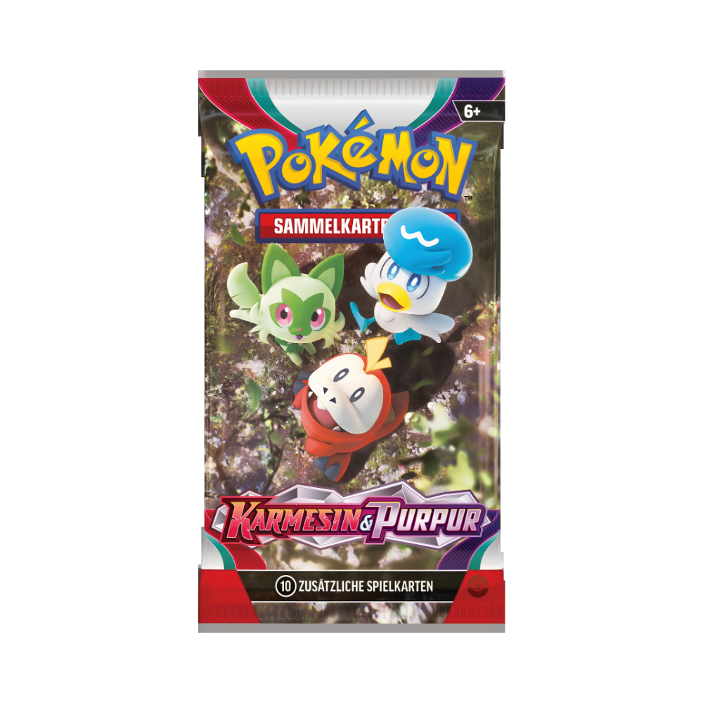Pokémon Karmesin & Purpur SV1DE Booster Deutsch | 10 Karten