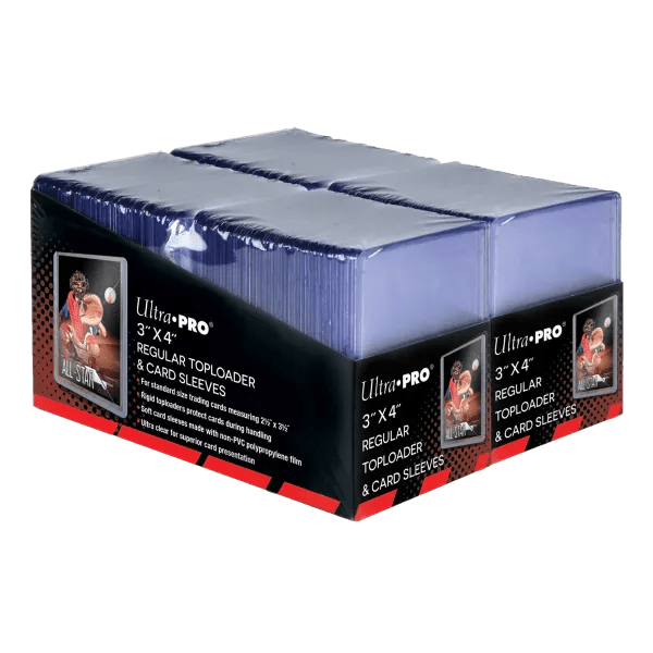 Ultra Pro - 3"x4" Regular Toploader + Soft Sleeves (200ct) - LAKE - CARDS