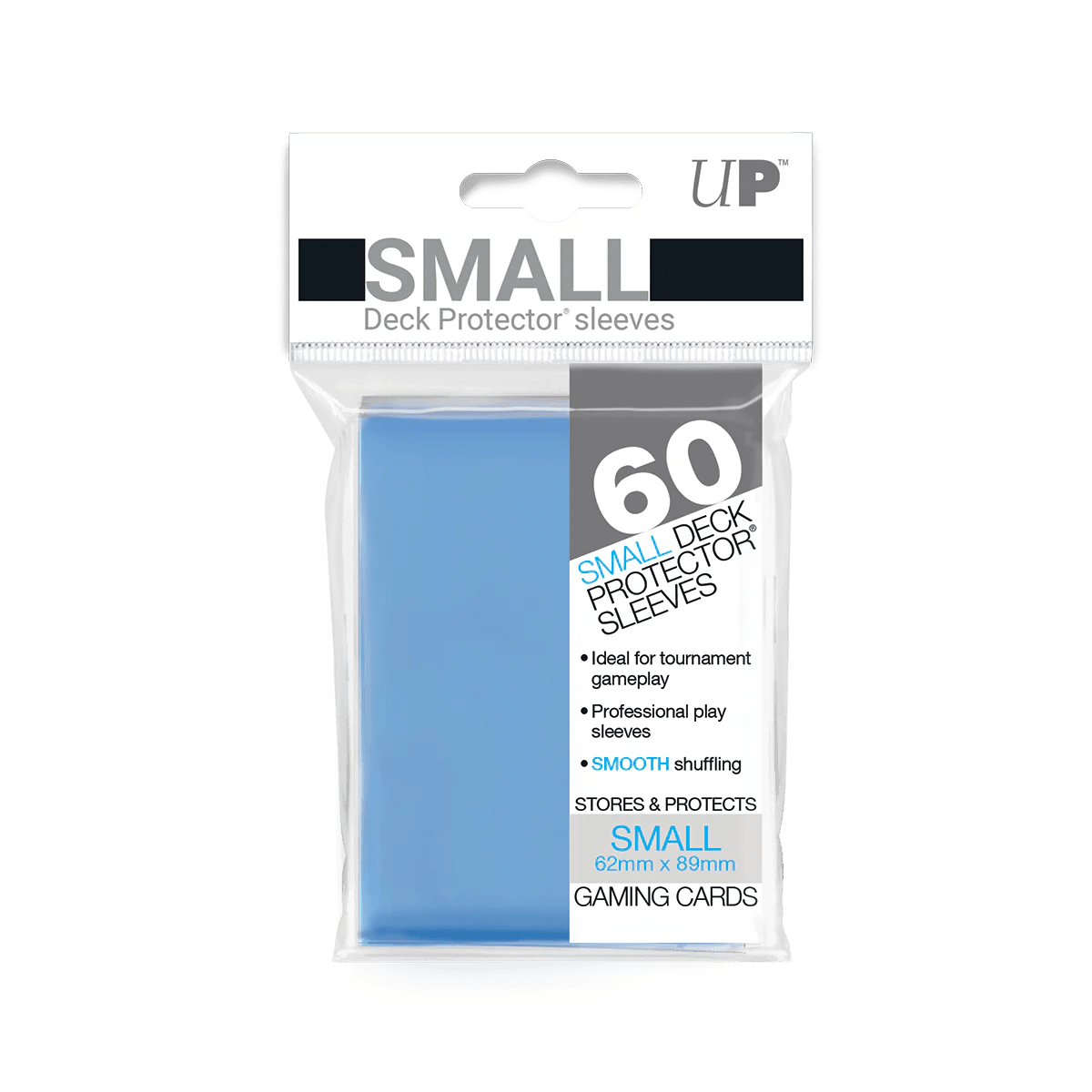 Ultra Pro - Pro - Gloss Small Deck Protector Sleeves: Light Blue - LAKE - CARDS