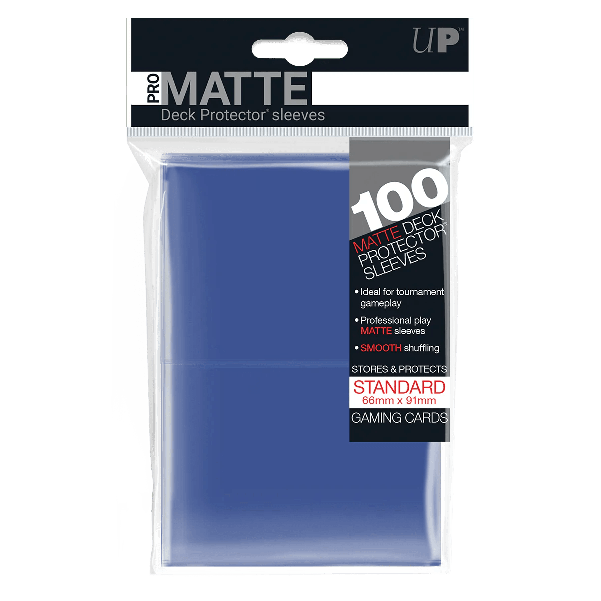 Ultra Pro PRO - Matte 100ct Deck Protector Sleeves Blau - LAKE - CARDS