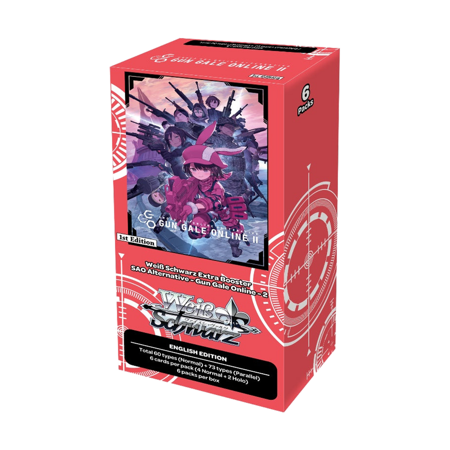 Weiß Schwarz – Sword Art Online Alternative: Gun Gale Online II Extra Booster Display (6 Packs) – EN