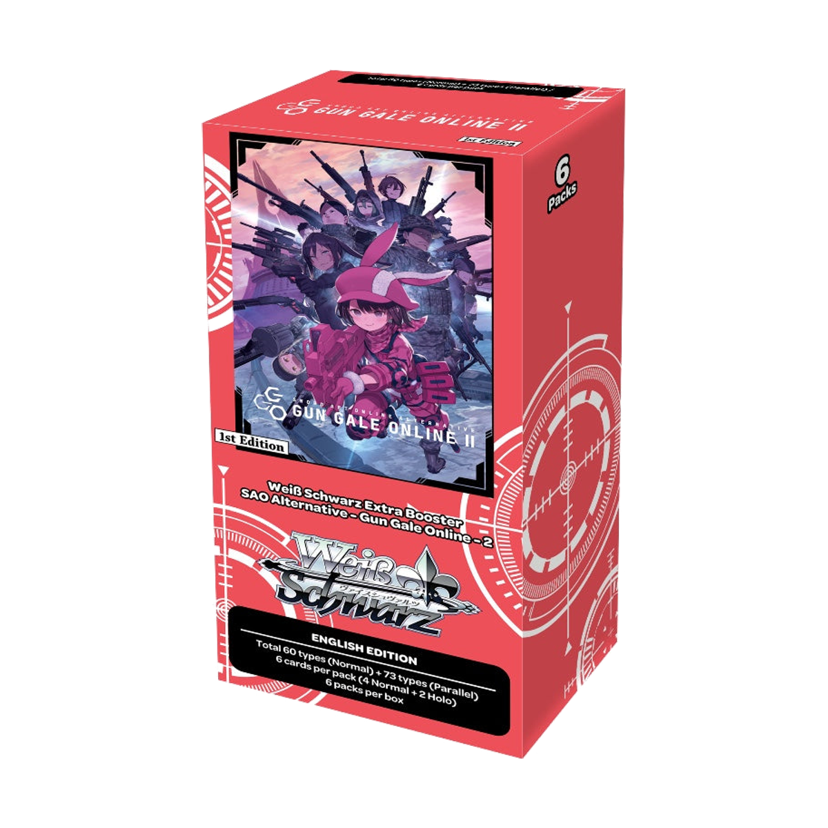 Weiß Schwarz – Sword Art Online Alternative: Gun Gale Online II Extra Booster Display (6 Packs) – EN