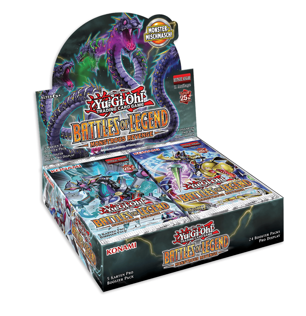 YGO - Battles of Legend: Monstrous Revenge Booster Display (24 Packs) - DE - LAKE - CARDS